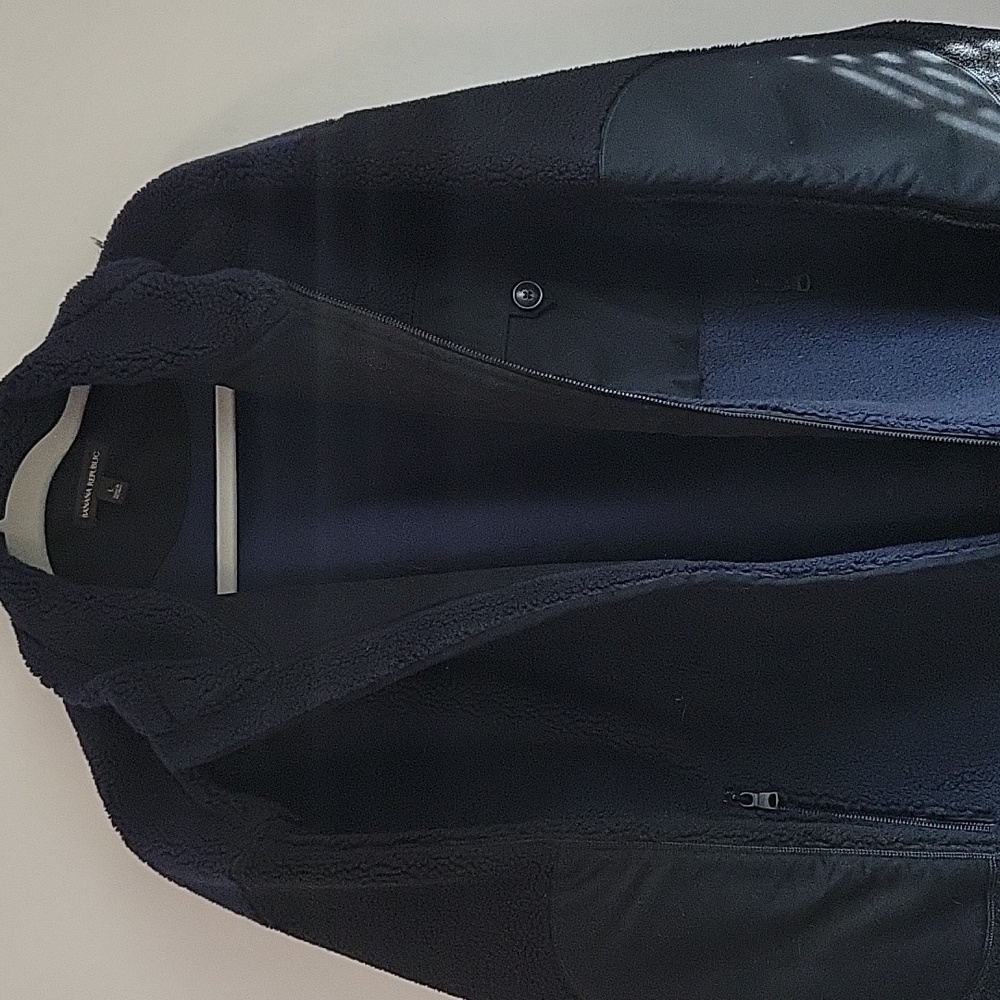 Banana Republic sherpa moto Men's Large